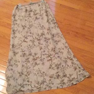 Boho Floral Maxi Skirt